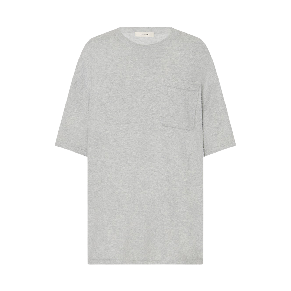 8943Y916GYM (W) The Row Kaddy Cotton Top Grey Melange