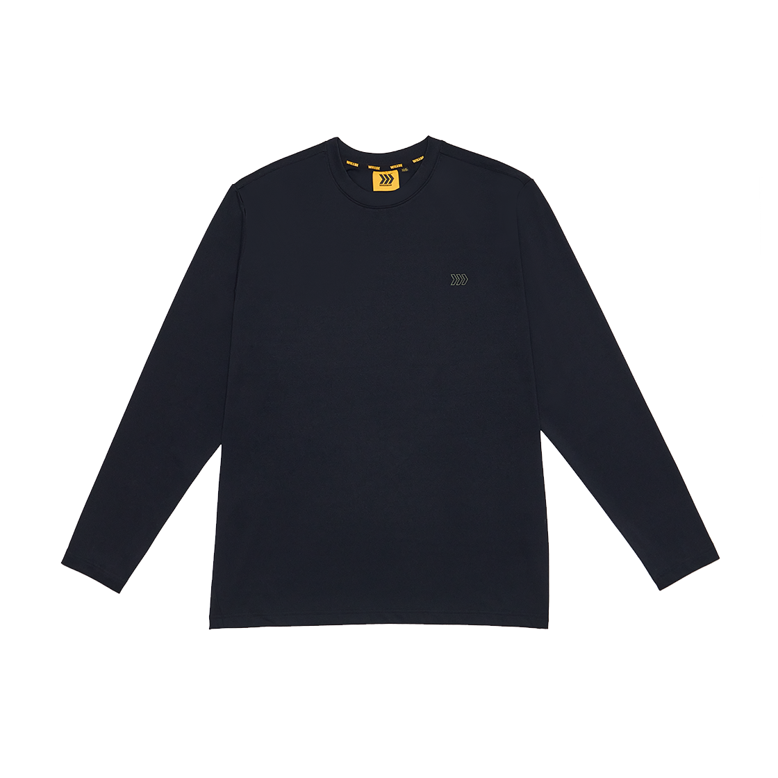 윌비 랩 시그니처 로고 솔리드 티셔츠 블랙(WILLBE LAB Signature Logo Solid T-Shirt Black)