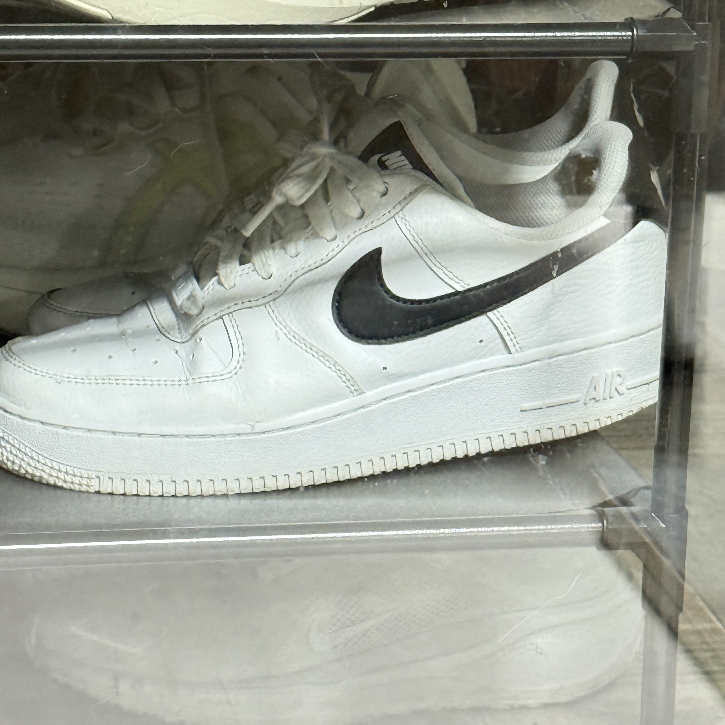 Nike Air Force 1 '07 White Black 착용 스타일