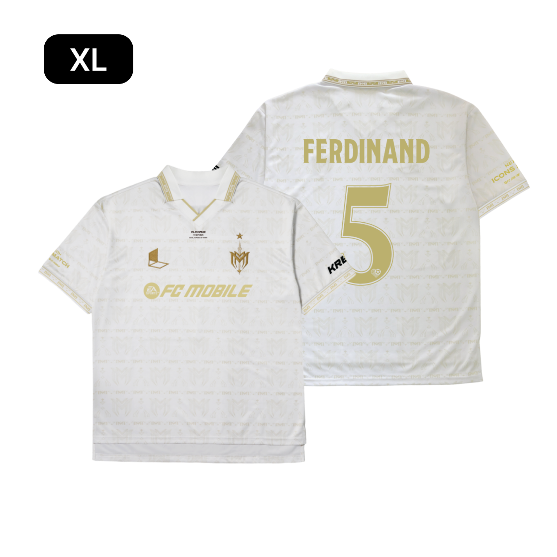 ICM25MD11 [PRE-ORDER] SHIELD UTD Jersey White XL (Marking)