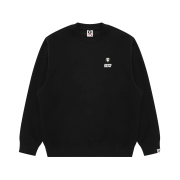 AAPE Now Crew Neck Sweater Black - 25FW