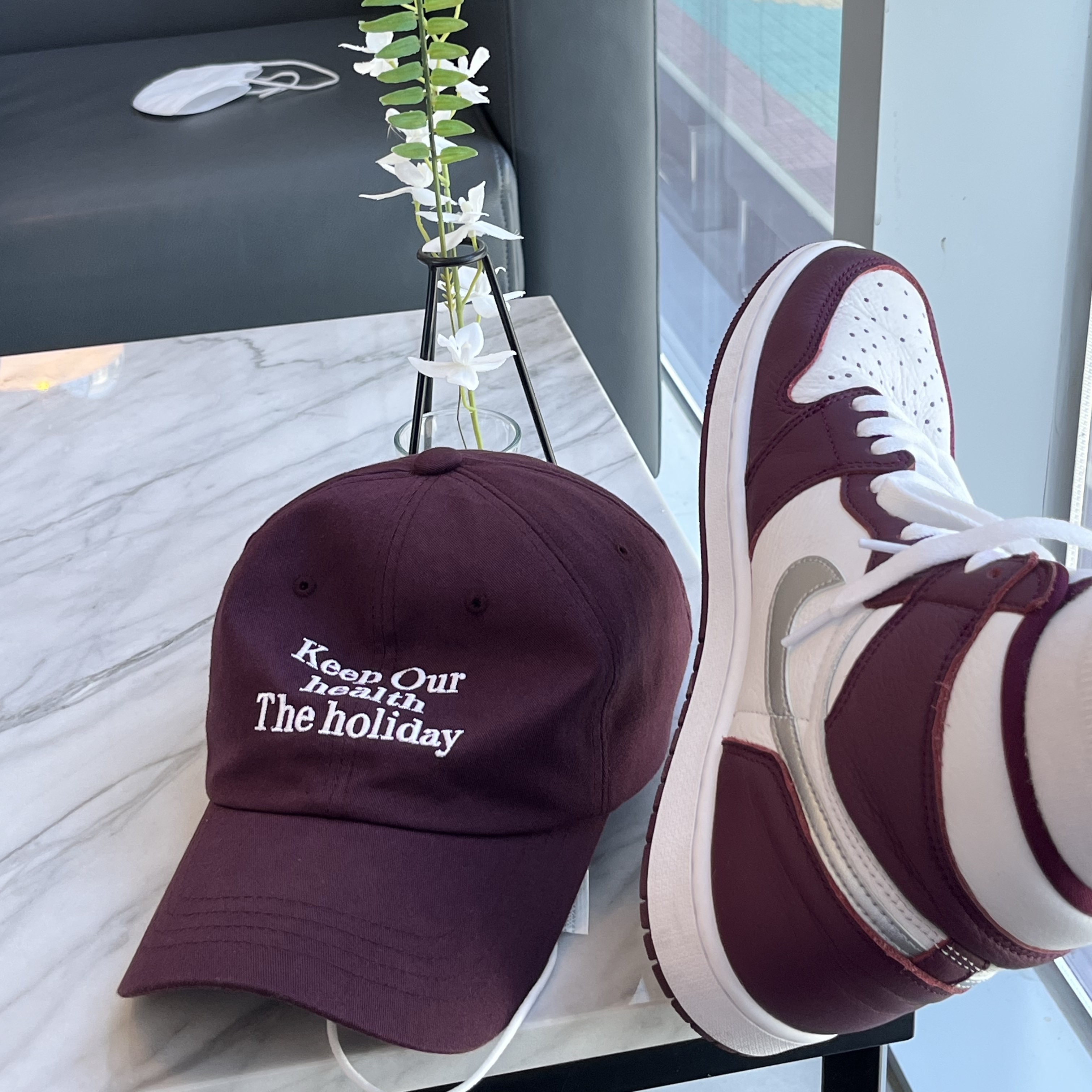 Jordan 1 Retro High OG Bordeaux 착용 스타일