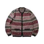 OGARP Navaho Mohair Jacquard Cardigan Red