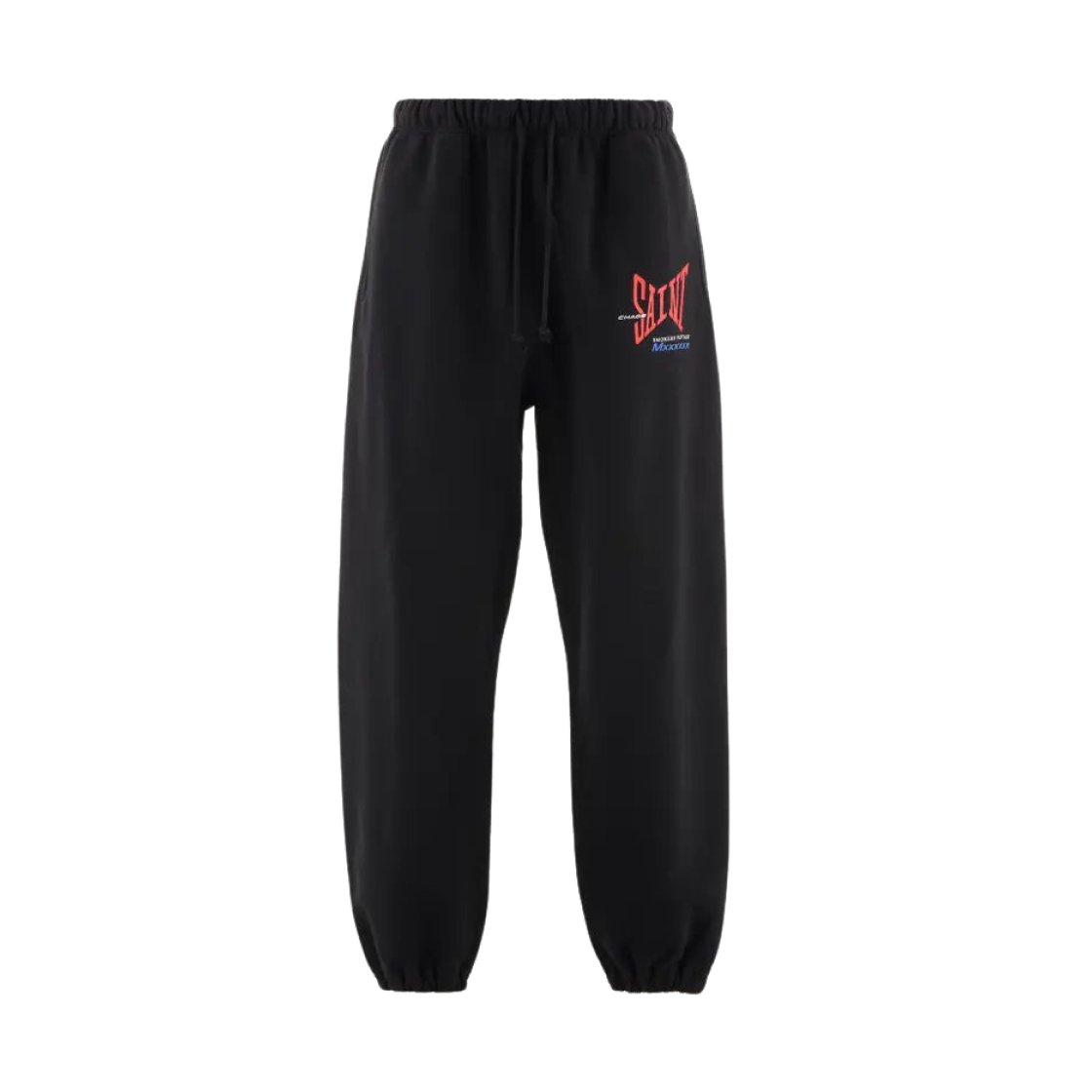 HR1-0000-059 Saint Mxxxxxx Ribon Saint Sweatpants Black - 25AW