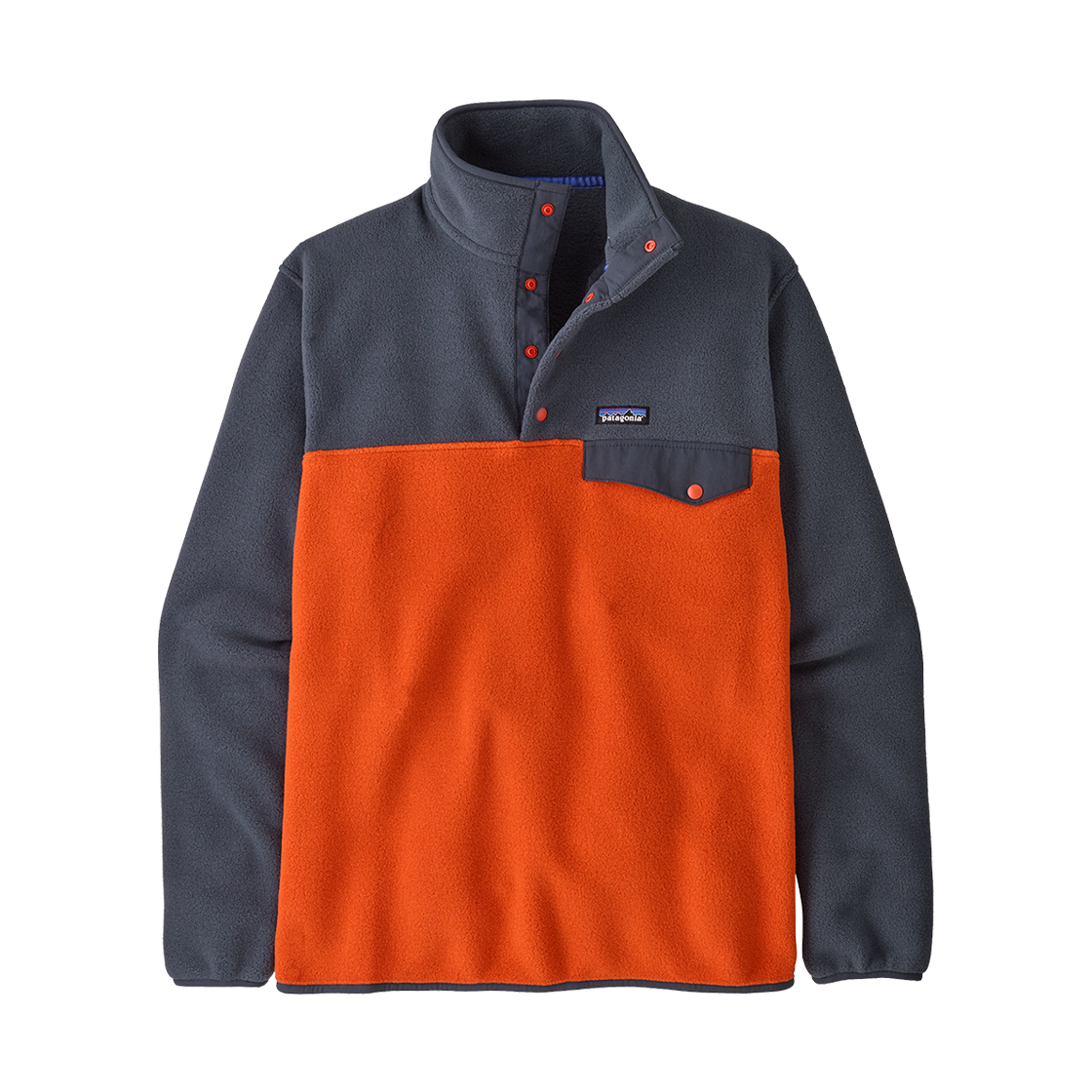25551 Patagonia Lightweight Synchilla Snap-T Fleece Pullover Pollinator Orange