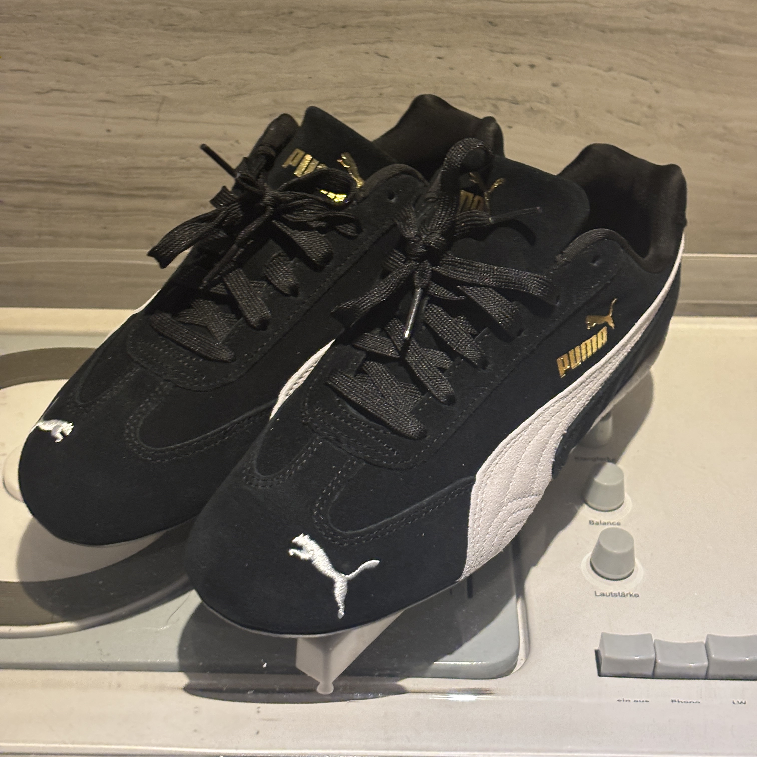 Puma Speedcat OG Black White 착용 스타일