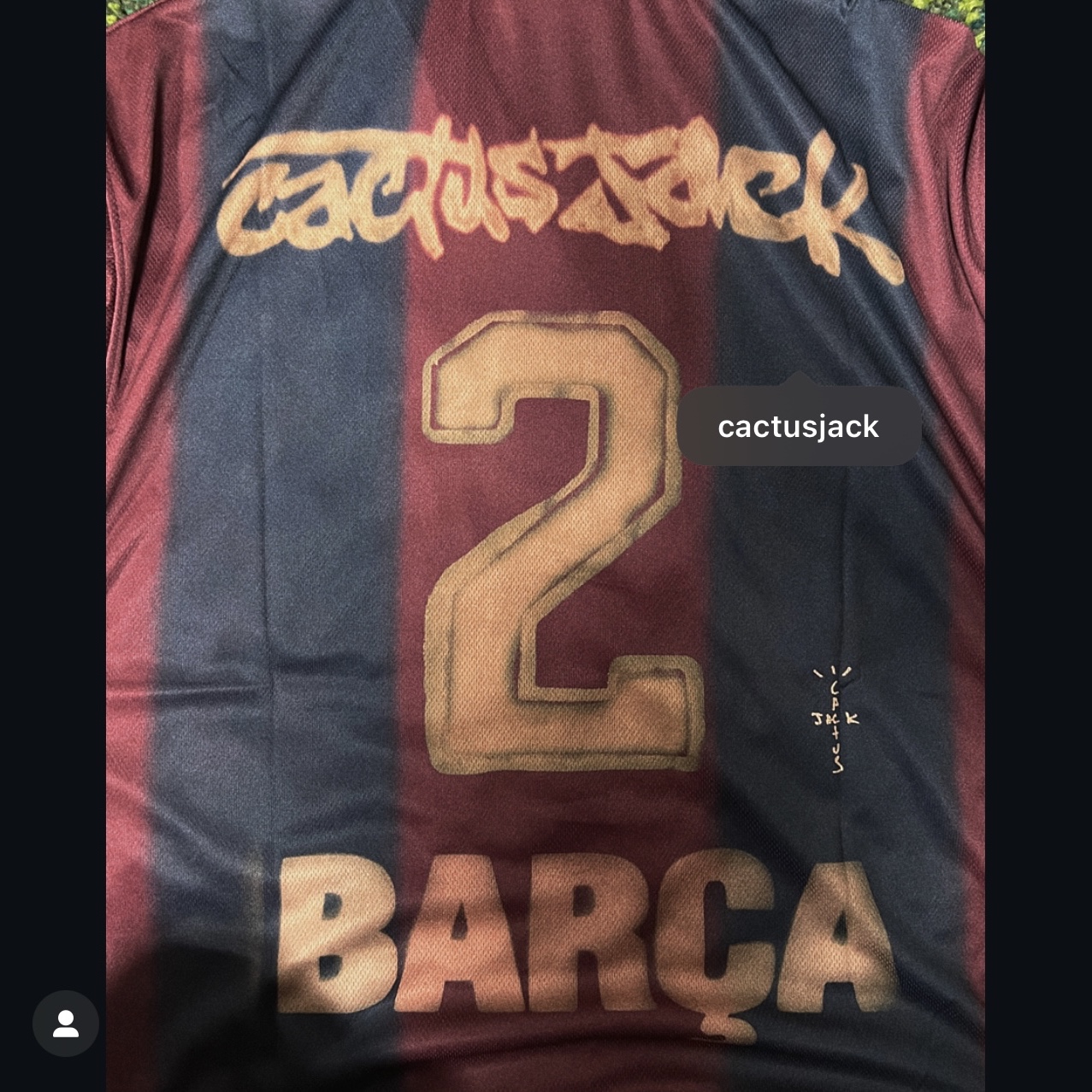 Nike FC Barcelona x Travis Scott Retro 2000/01 Home Skeleton Jersey Multicolor (Non Marking Ver.) 착용 스타일 - 3