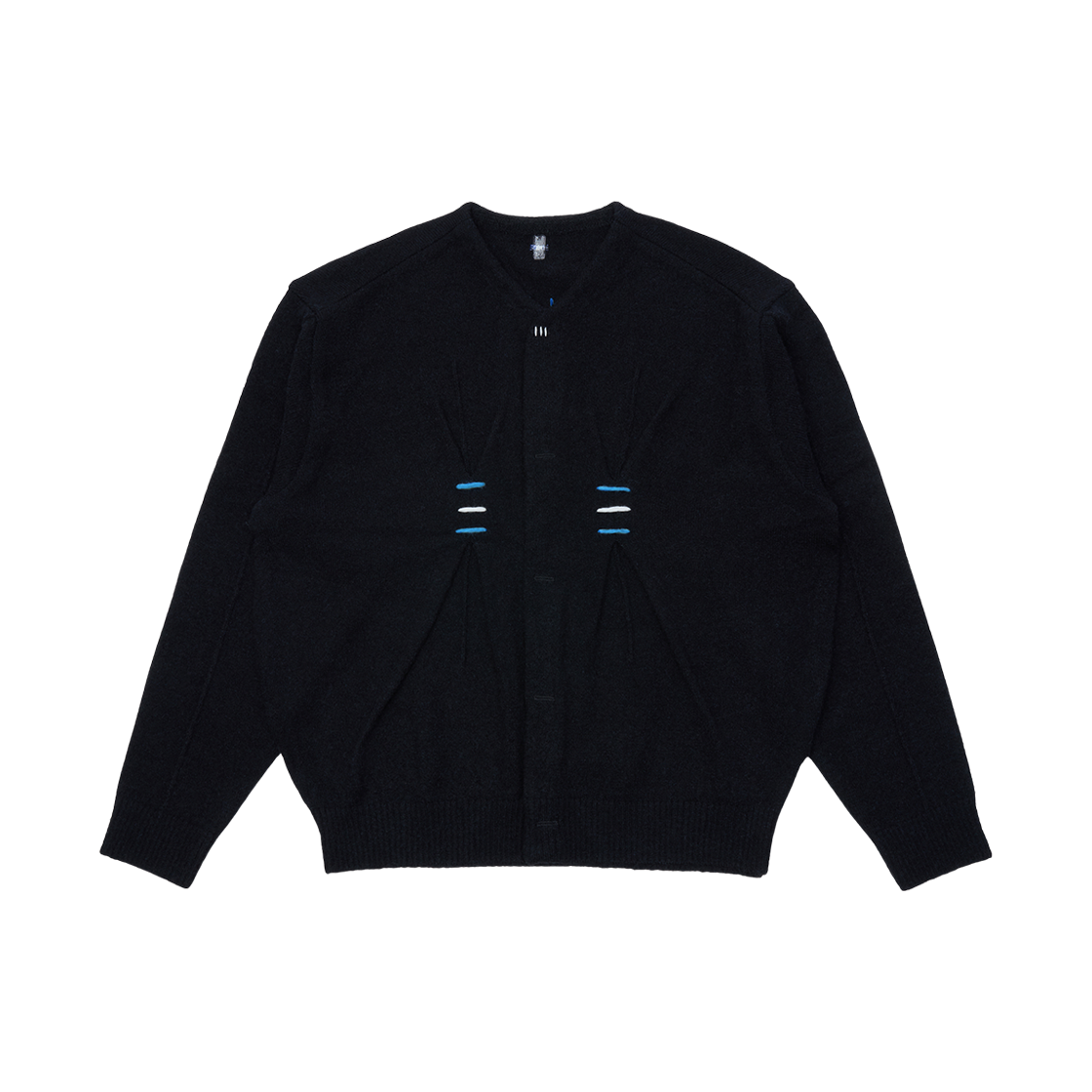 BO01FWKT0703BK Ader Error Cardigan Product. 31 Noir