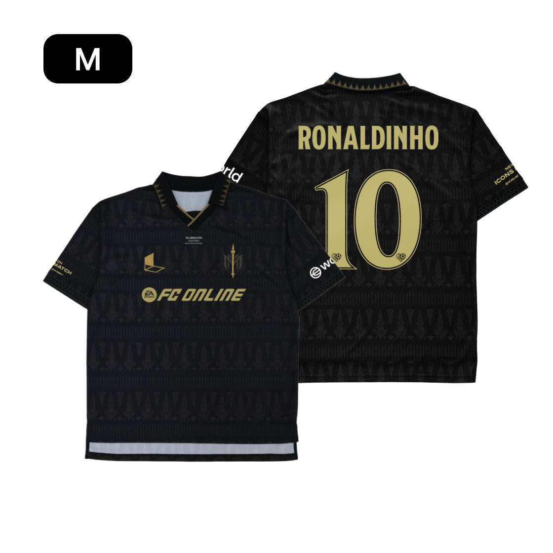 [프리오더] FC 스피어 유니폼 블랙 M (마킹)([PRE-ORDER] FC SPEAR Jersey Black M (Marking))