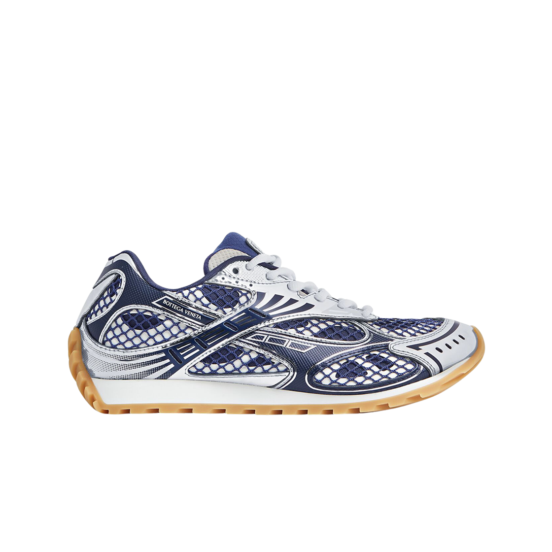 755915V2X404152 (W) Bottega Veneta Orbit Sneakers Abyss Silver