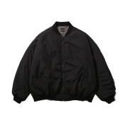 [FW25] moif Reversible Flight Jacket Black/Stone