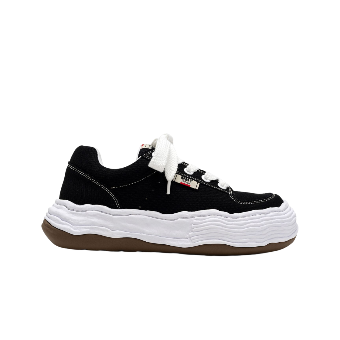 메종 미하라 야스히로 올리버 OG 솔 캔버스 로우탑 스니커즈 블랙(Maison Mihara Yasuhiro Oliver OG Sole Canvas Low-top Sneakers Black)