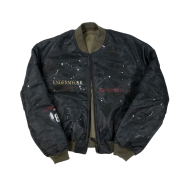 Covernat X Undermycar Reversible Letter Graphic Ma-1 Jacket
