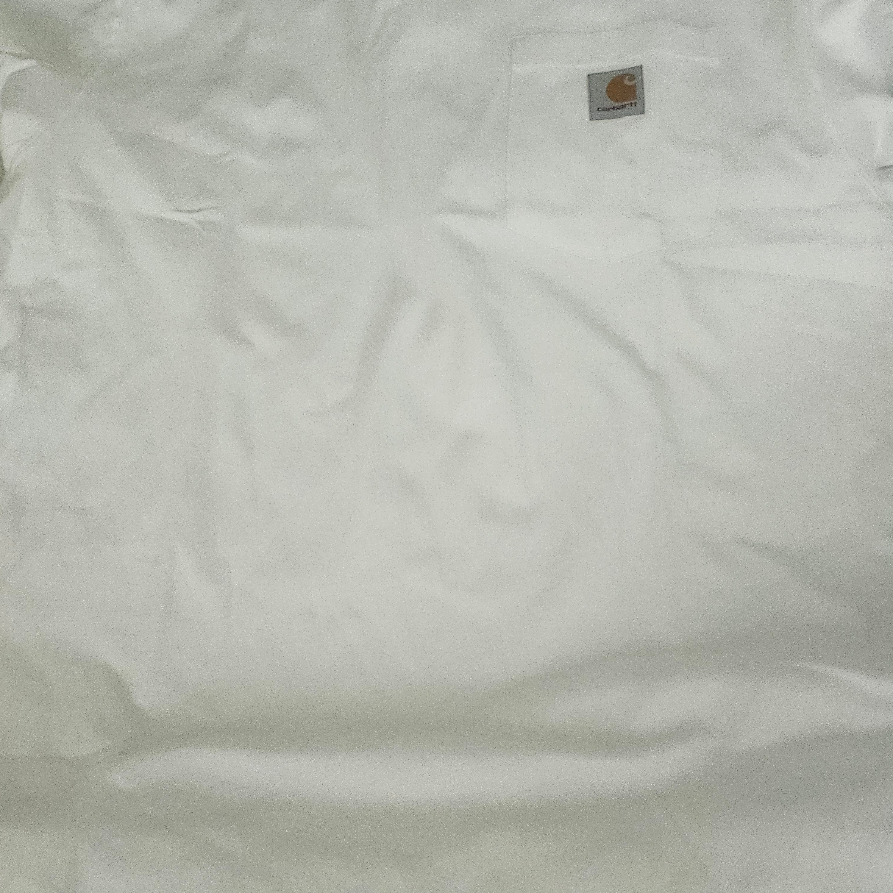 Carhartt Loose Fit Heavyweight Regular Short Sleeve Pocket T-Shirt White 착용 스타일