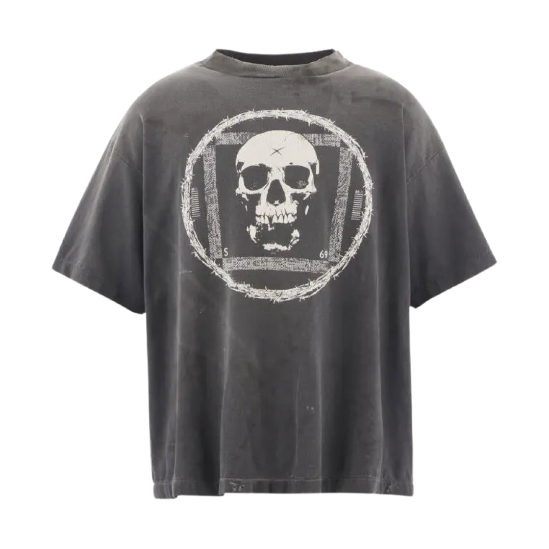 HR1-0000-C16 Saint Mxxxxxx x Kosuke Kawamura Perversion S/S T-Shirt Black - 25AW