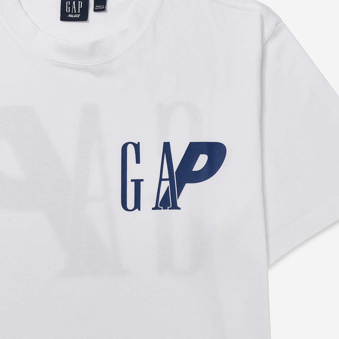 팔라스 x 갭 티셔츠 화이트 - 24SS(Palace x Gap T-Shirt White - 24SS) - 4