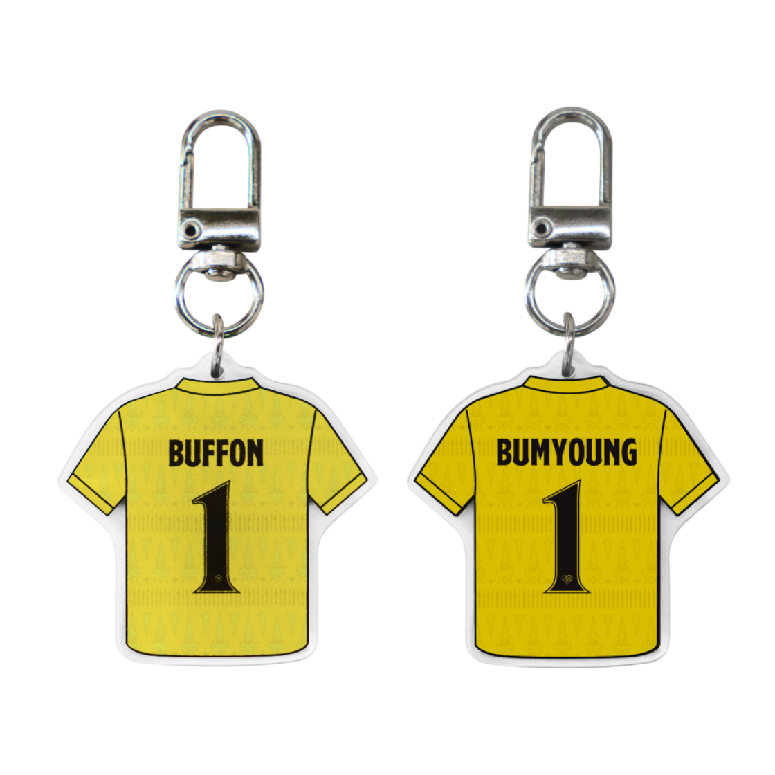 [프리오더] FC 스피어 아크릴 유니폼키링 옐로우([PRE-ORDER] FC SPEAR Acrylic Uniform Keyring Yellow)