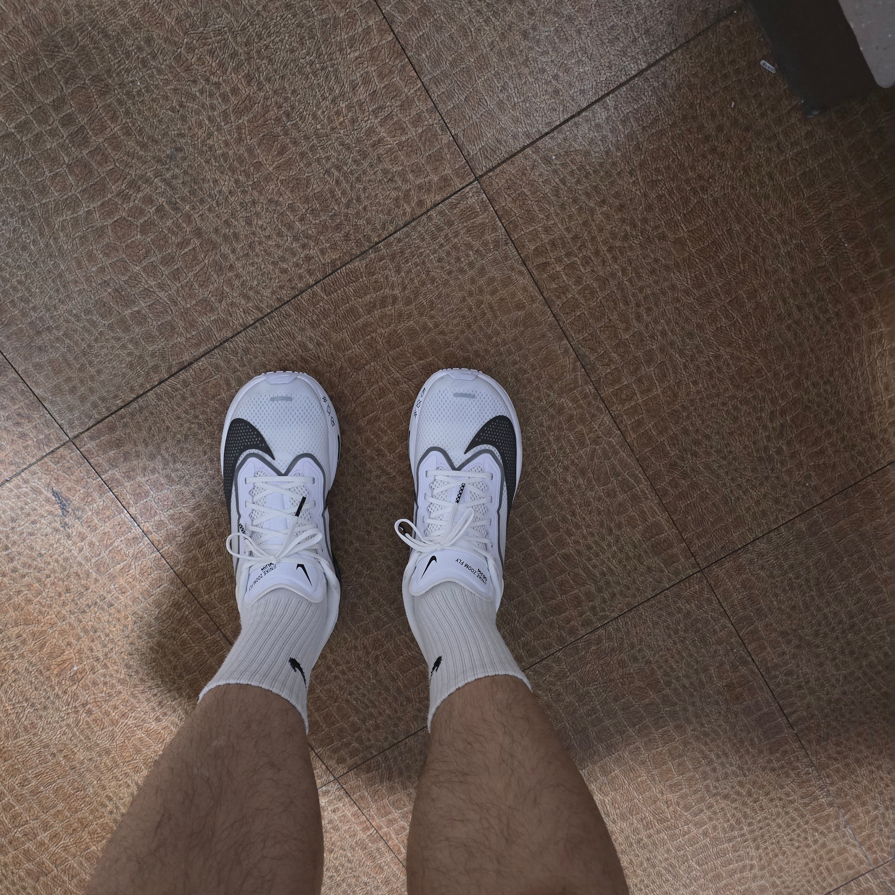 Nike Zoom Fly 6 White Smoke Grey 착용 스타일 - 2
