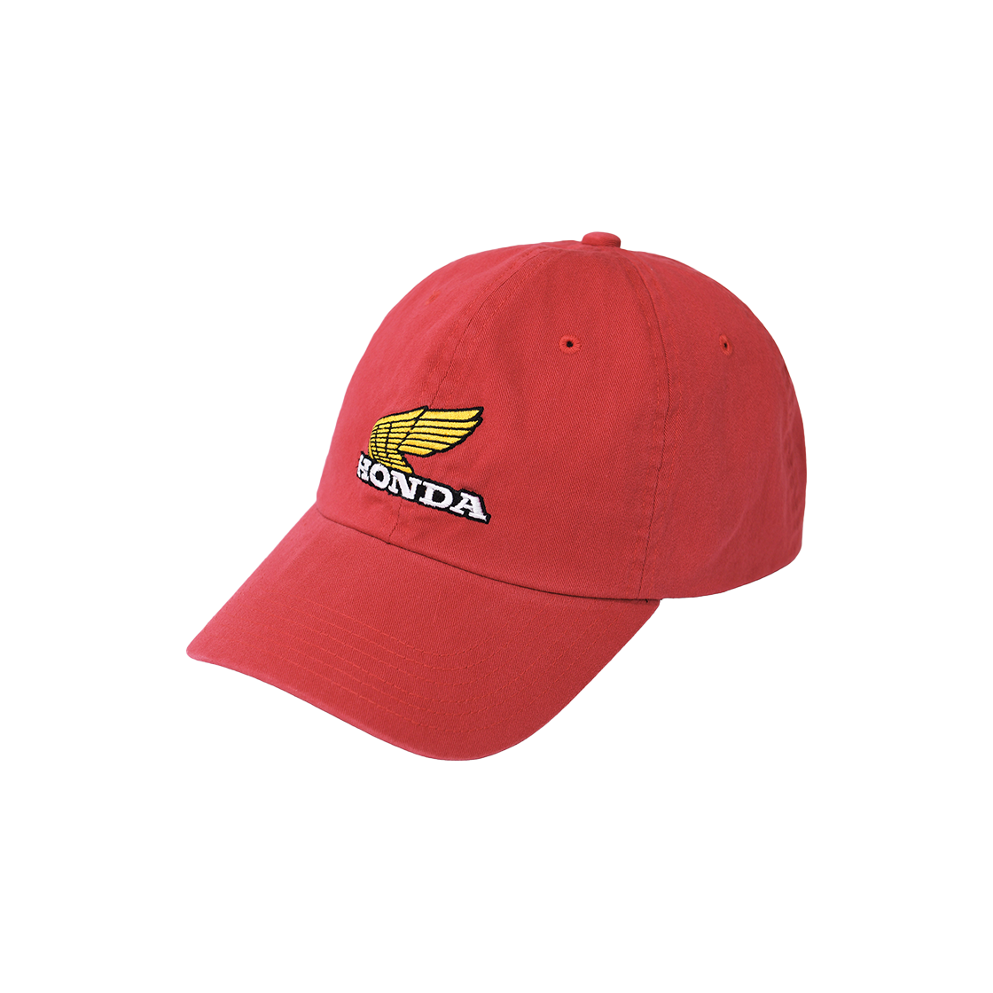 HFX2CA705ARD Honda Vintage Old Wing Logo Cap Red