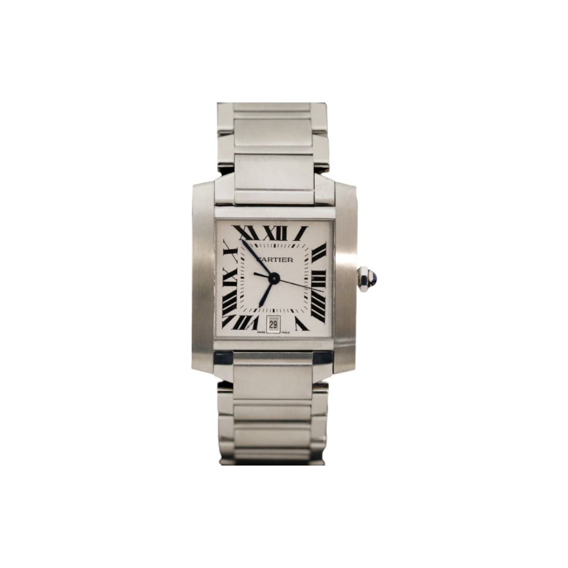 까르띠에 W51002Q3 탱크 프랑세즈 스틸 라지 28mm(Cartier Tank Francaise Large 28mm Steel) - 1
