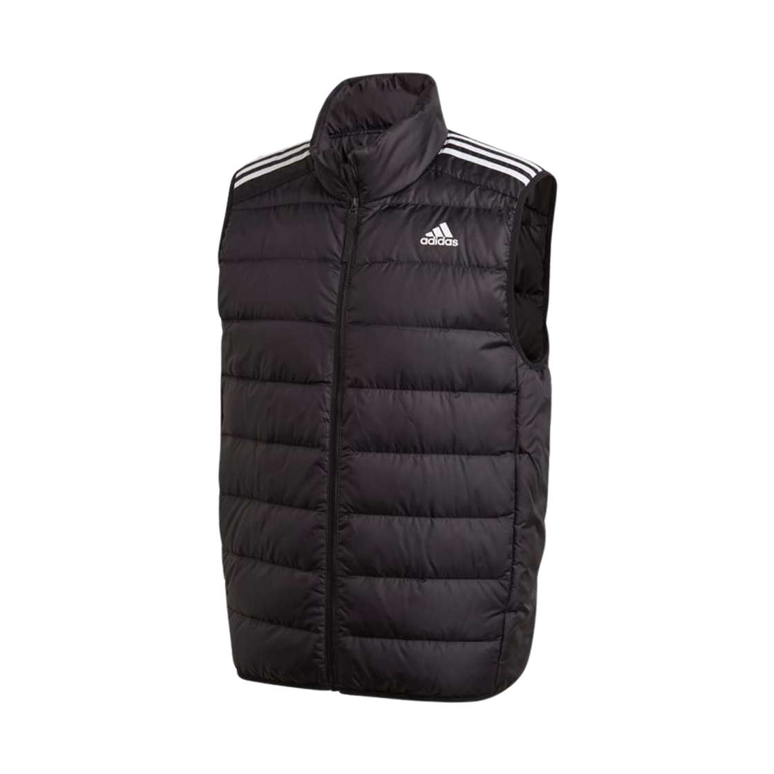 아디다스 에센셜 다운 베스트 블랙 - KR 사이즈(Adidas Essentials Down Vest Black - KR Sizing) - 1