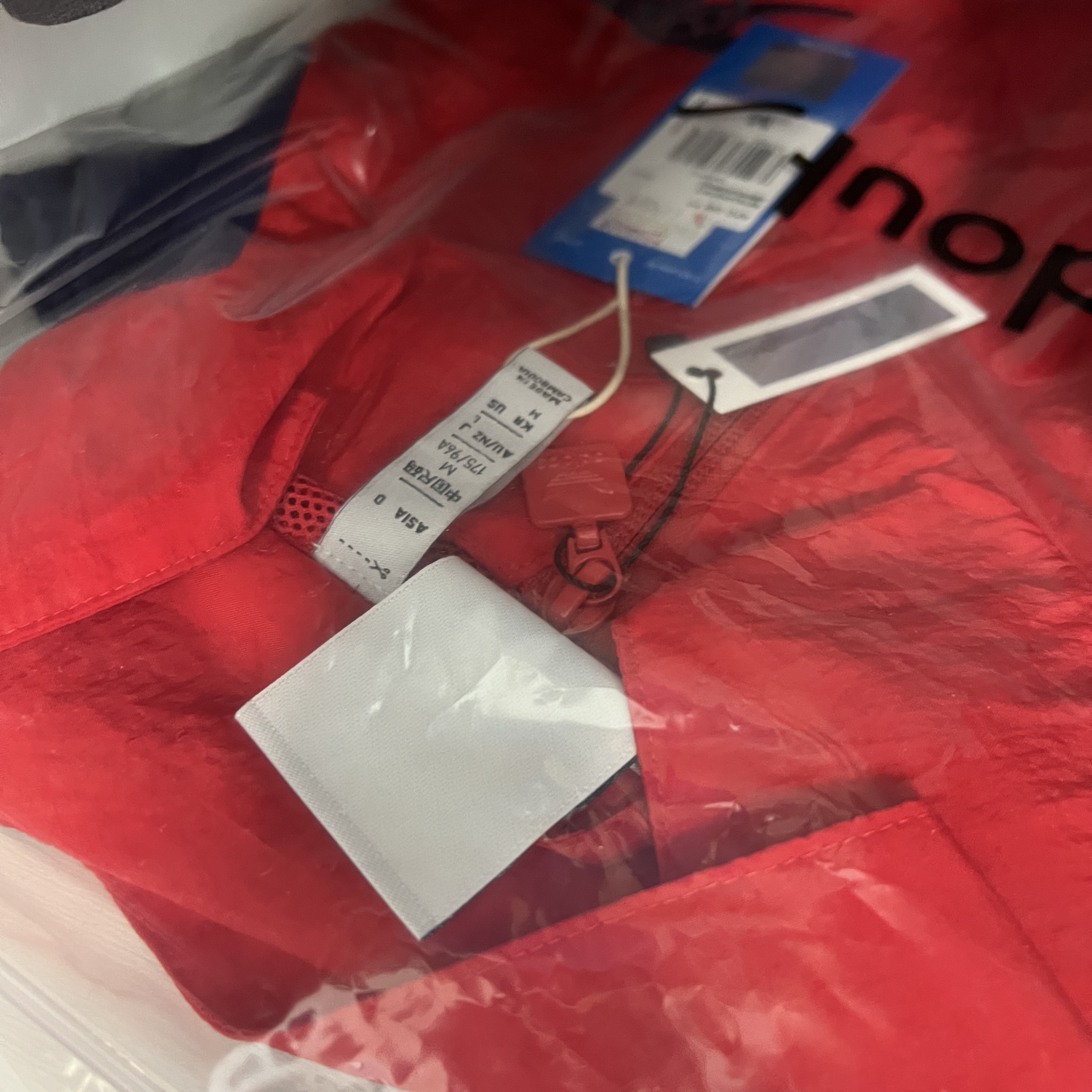 Adidas Arsenal Originals Track Top Better Scarlet Night Sky - KR Sizing 착용 스타일