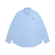 AAPE Now Long Sleeve Shirt Blue - 25FW