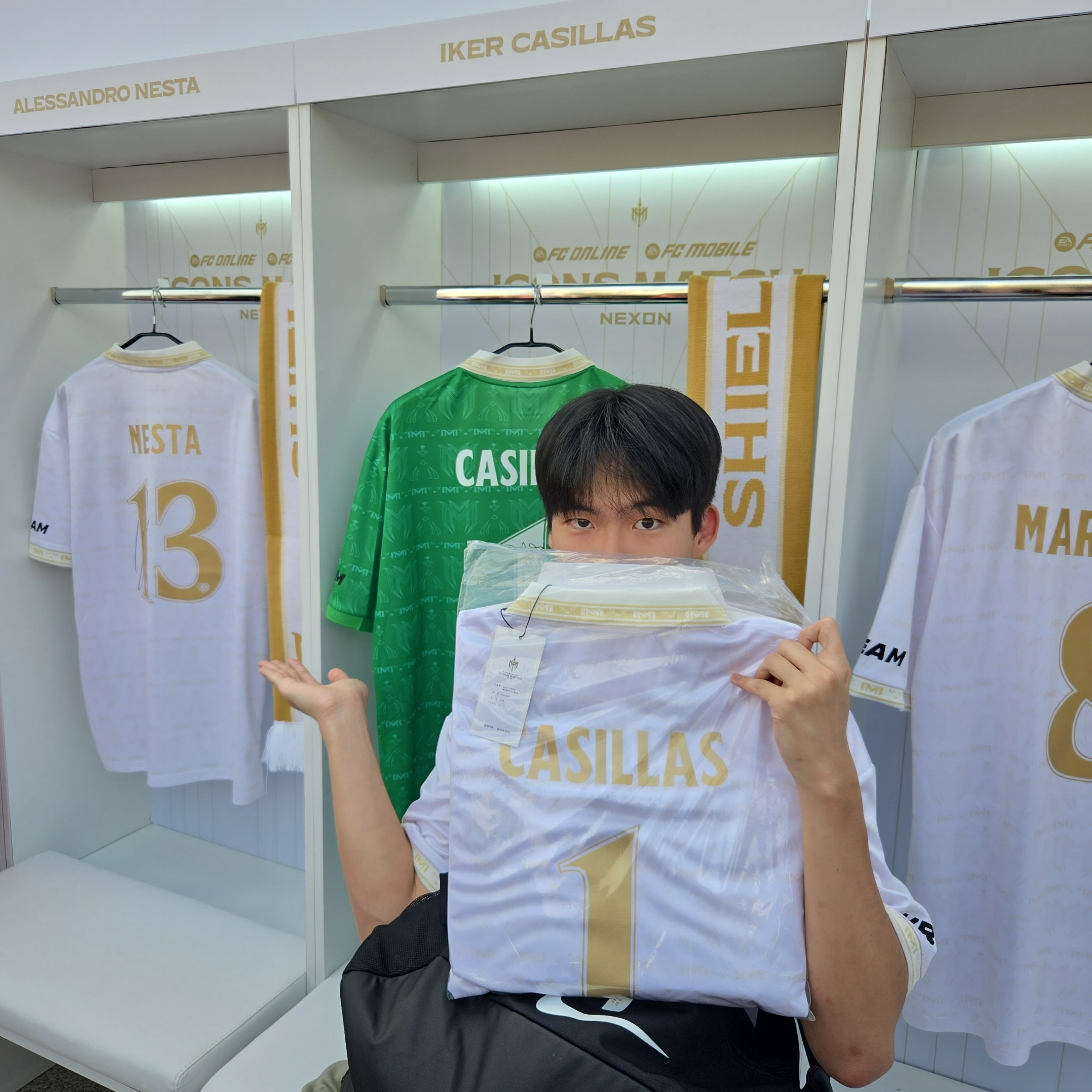 [PRE-ORDER] SHIELD UTD Jersey White 2XL (Marking) 착용 스타일 - 3