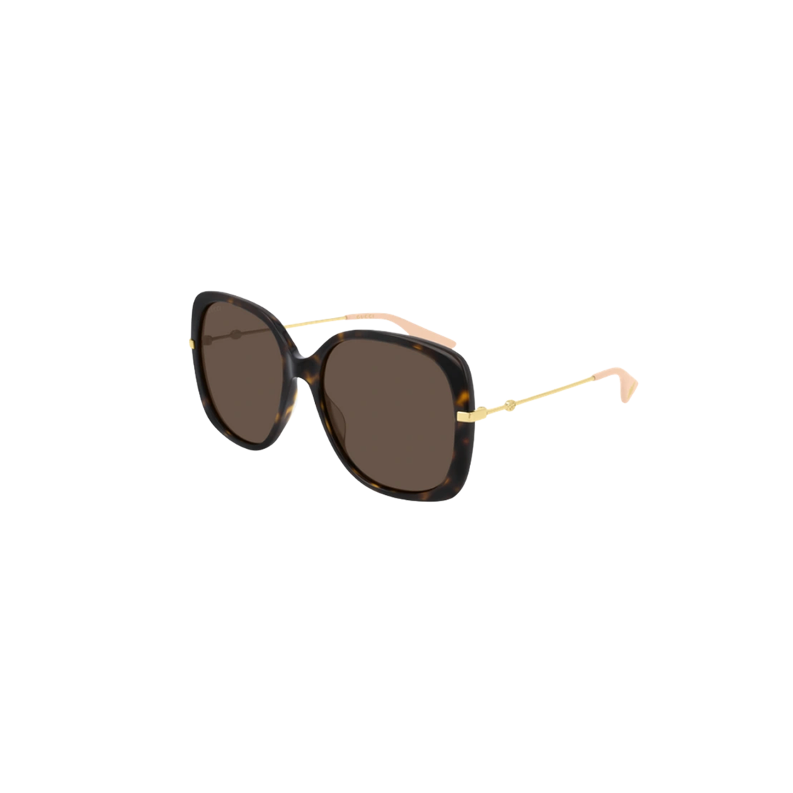 구찌 렉탱귤러 스퀘어 프레임 선글라스 하바나 브라운(Gucci Rectangular Square Frame Sunglasses Havana Brown) - 1