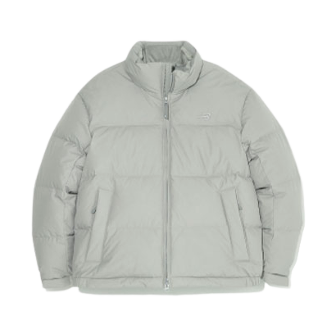 뉴발란스 액티브 숏 다운 자켓 그레이(New Balance Active Short Down Jacket Grey)
