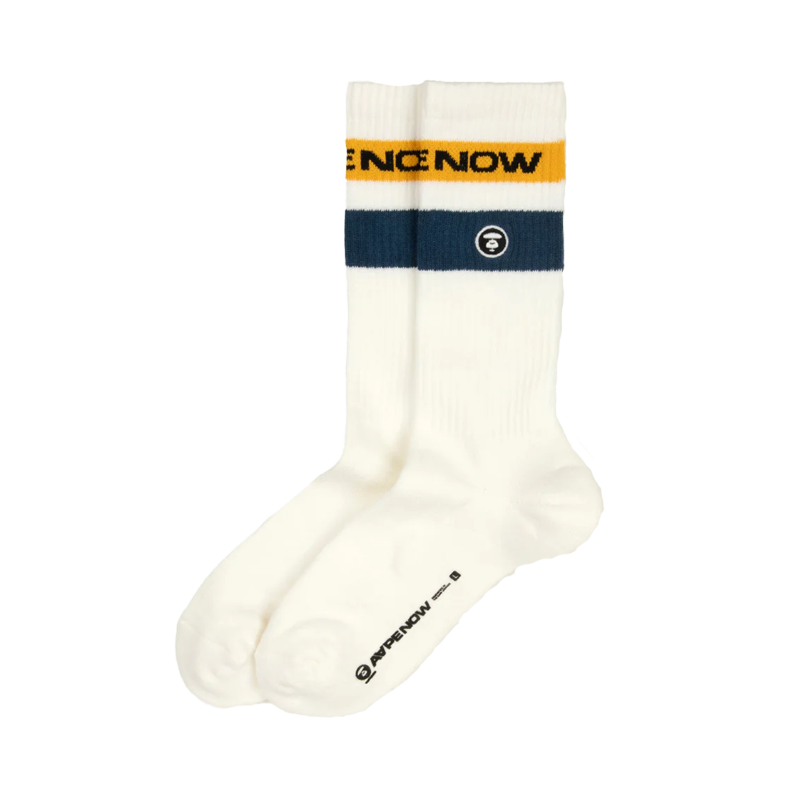 에이프 나우 삭스 아이보리 - 25FW(AAPE Now Socks Ivory - 25FW)