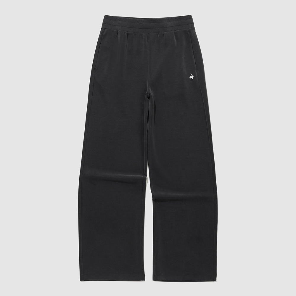 르꼬끄 스포르티브 여성 레귤러핏 샌드워싱 더블텐션 팬츠 - 블랙(QQ322OFP85)(le coq sportif Women's Regular Fit Sand Washed Double Tension Pants Black) - 2