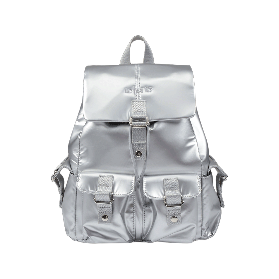lr25ss04 Leterie Pocket Backpack_Silver