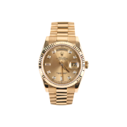 Rolex Day-Date 118238 Champagne Diamond 10P 36mm