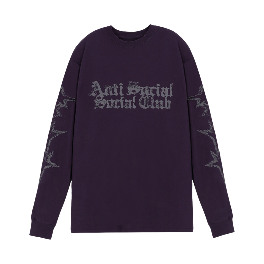 안티소셜소셜클럽 브로큰 스타 긴팔 티셔츠 퍼플(Anti Social Social Club A Broken Star L/S Tee - Purple)