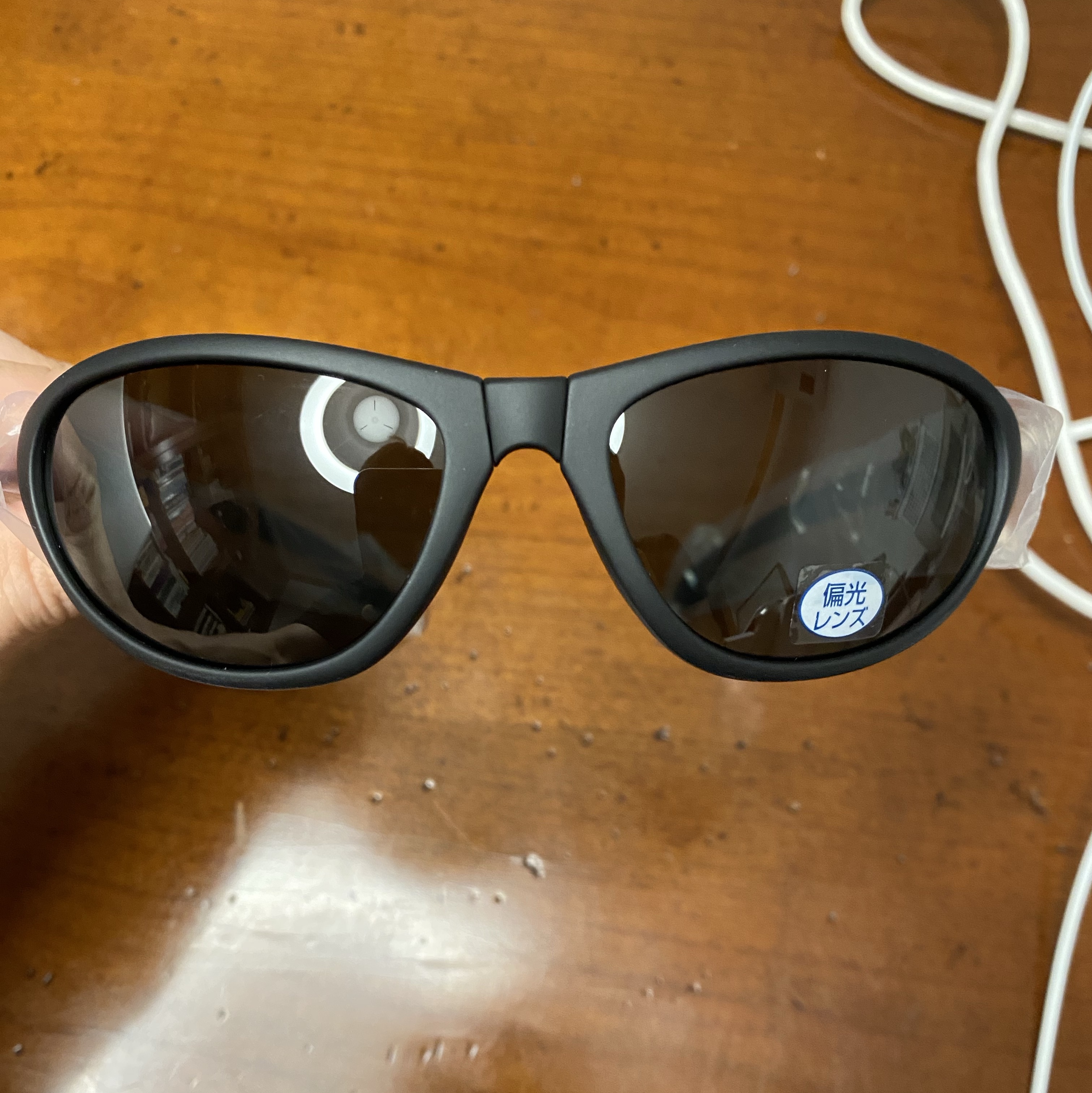 Montbell Polarized Trekking Glasses Black Black 착용 스타일