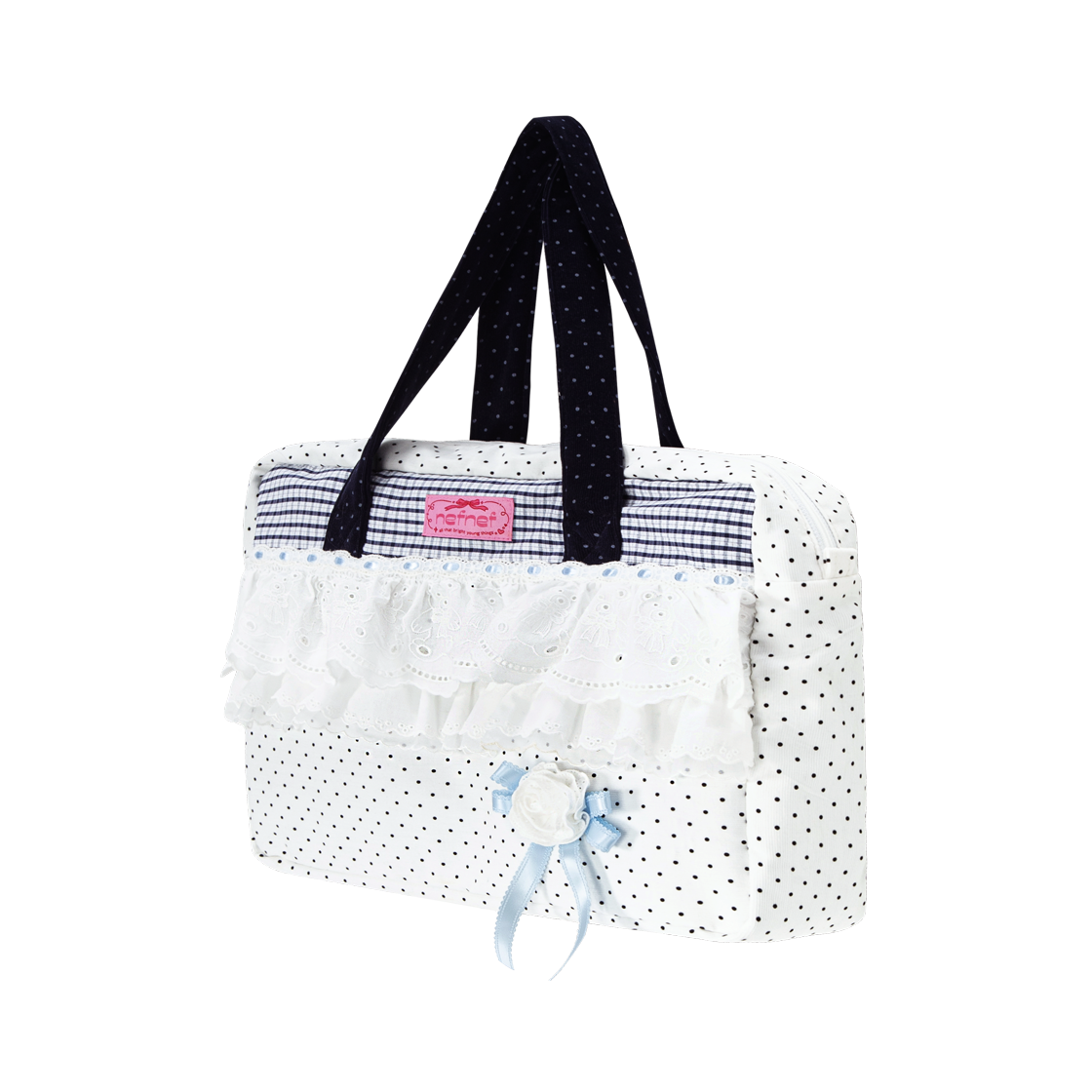 네프네프 도트 레이스 숄더백(NEFNEF Dot Lace Shoulder Bag) - 2