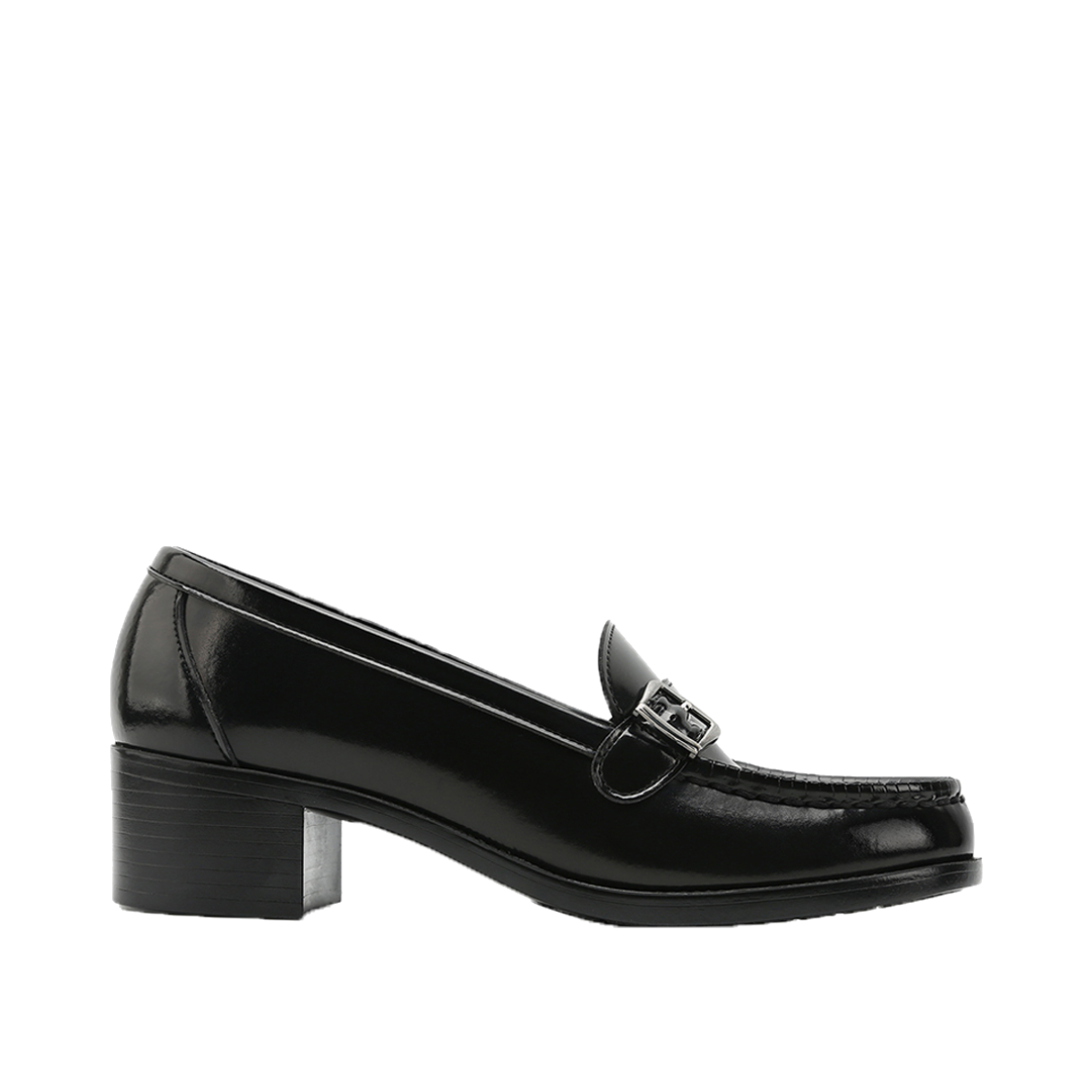 하루타 HS-4600 링스트 랩 힐 로퍼 블랙(Haruta HS-4600 Ring Strap Heel Loafer Black)