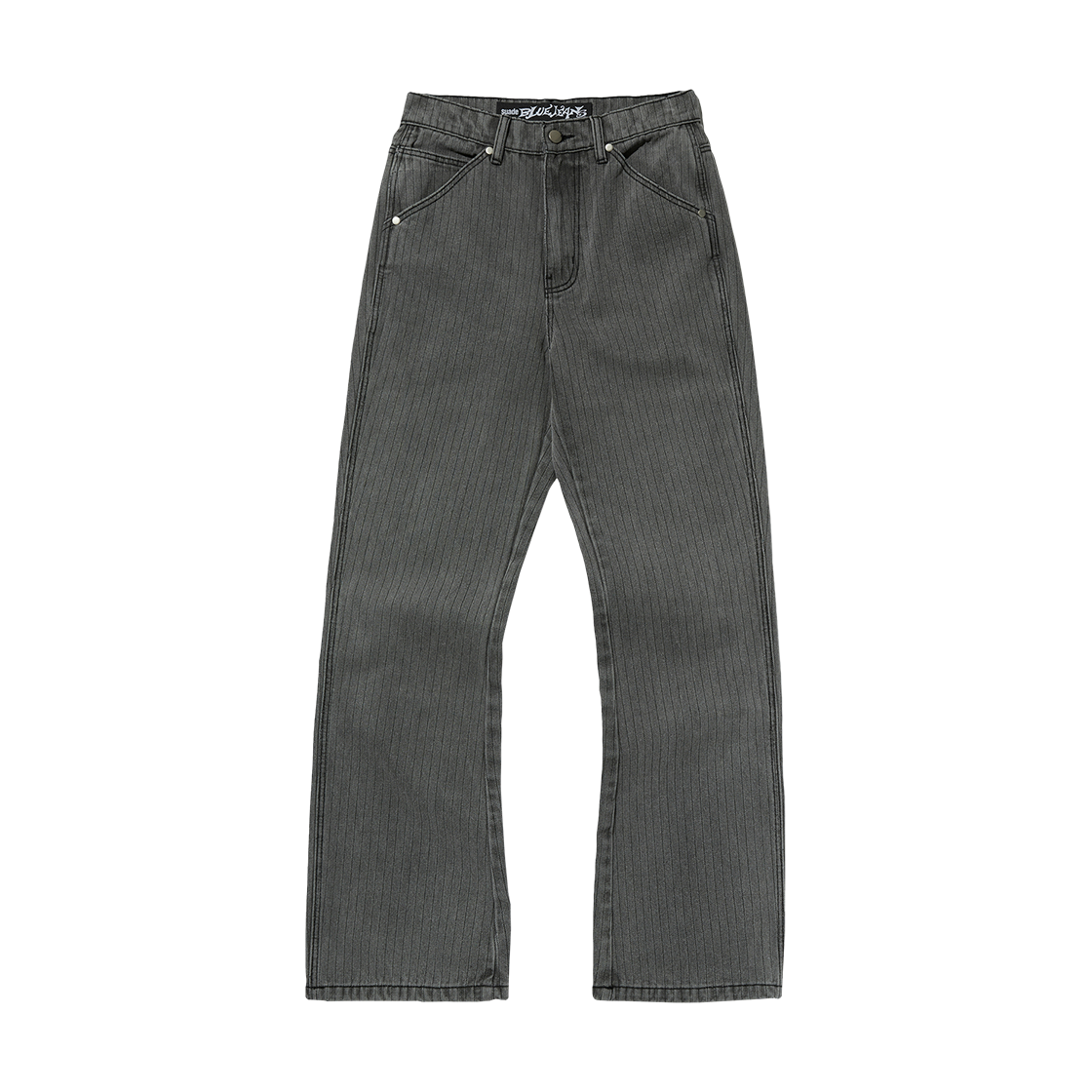 SDEFBO418GY Suade Slim Flare Denim Gray