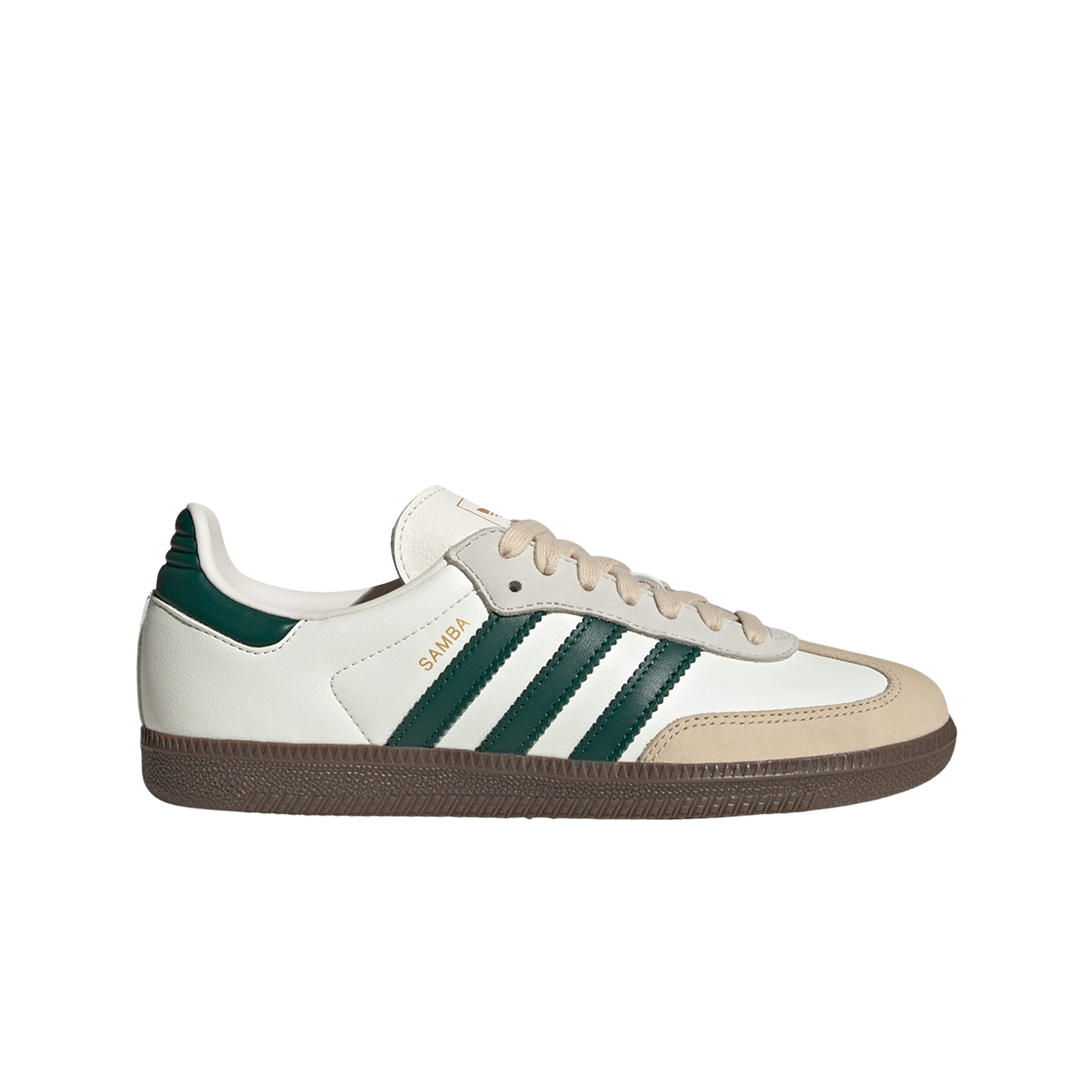 (W) 아디다스 삼바 OG 오프 화이트 컬리지에이트 그린((W) Adidas Samba OG Off White Collegiate Green) - 1