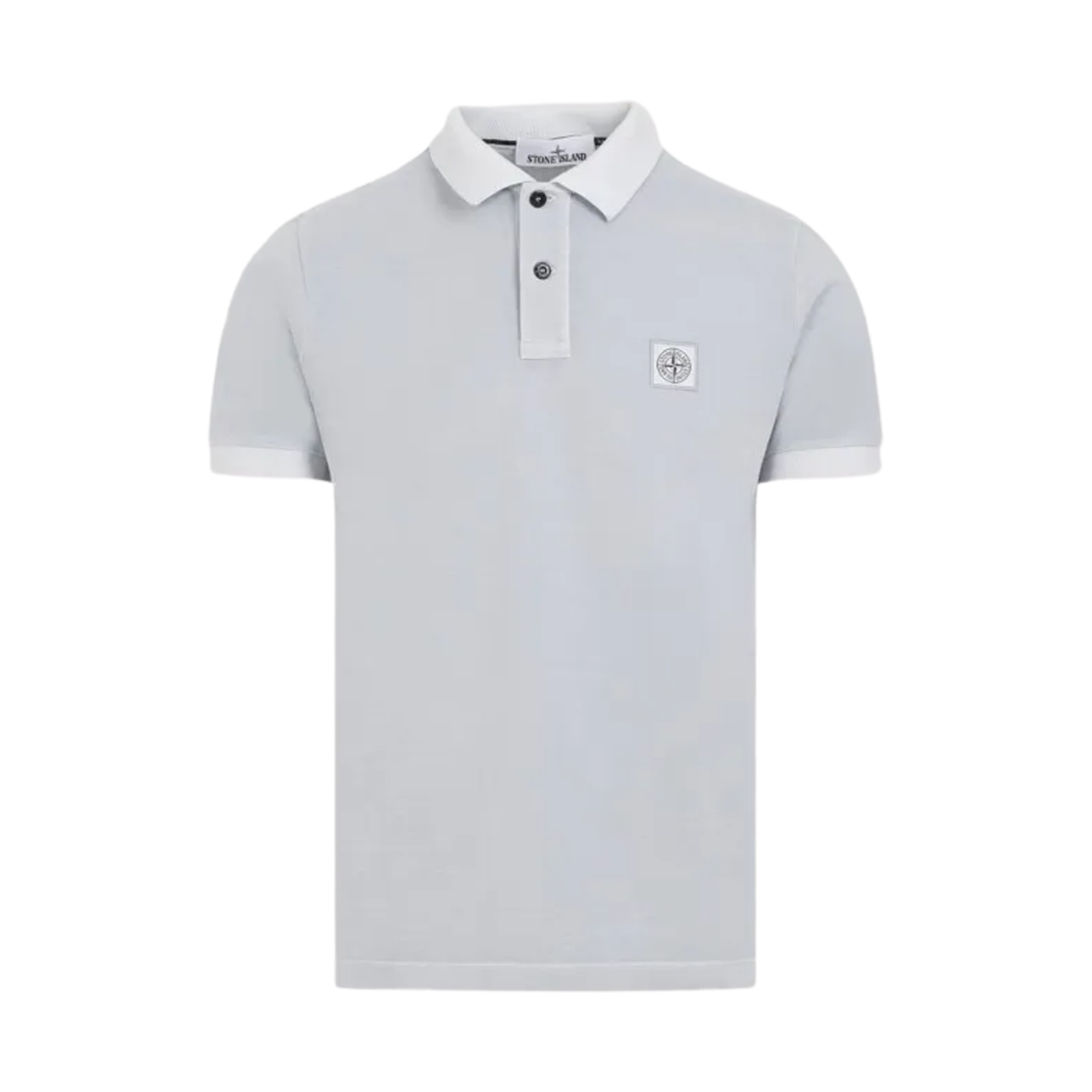 스톤 아일랜드 2SC67 피그먼트 다이드 숏슬리브 폴로 셔츠 스카이 블루 - 24SS(Stone Island 2SC67 Pigment Dyed Short Sleeve Polo Shirt Sky Blue - 24SS) - 1