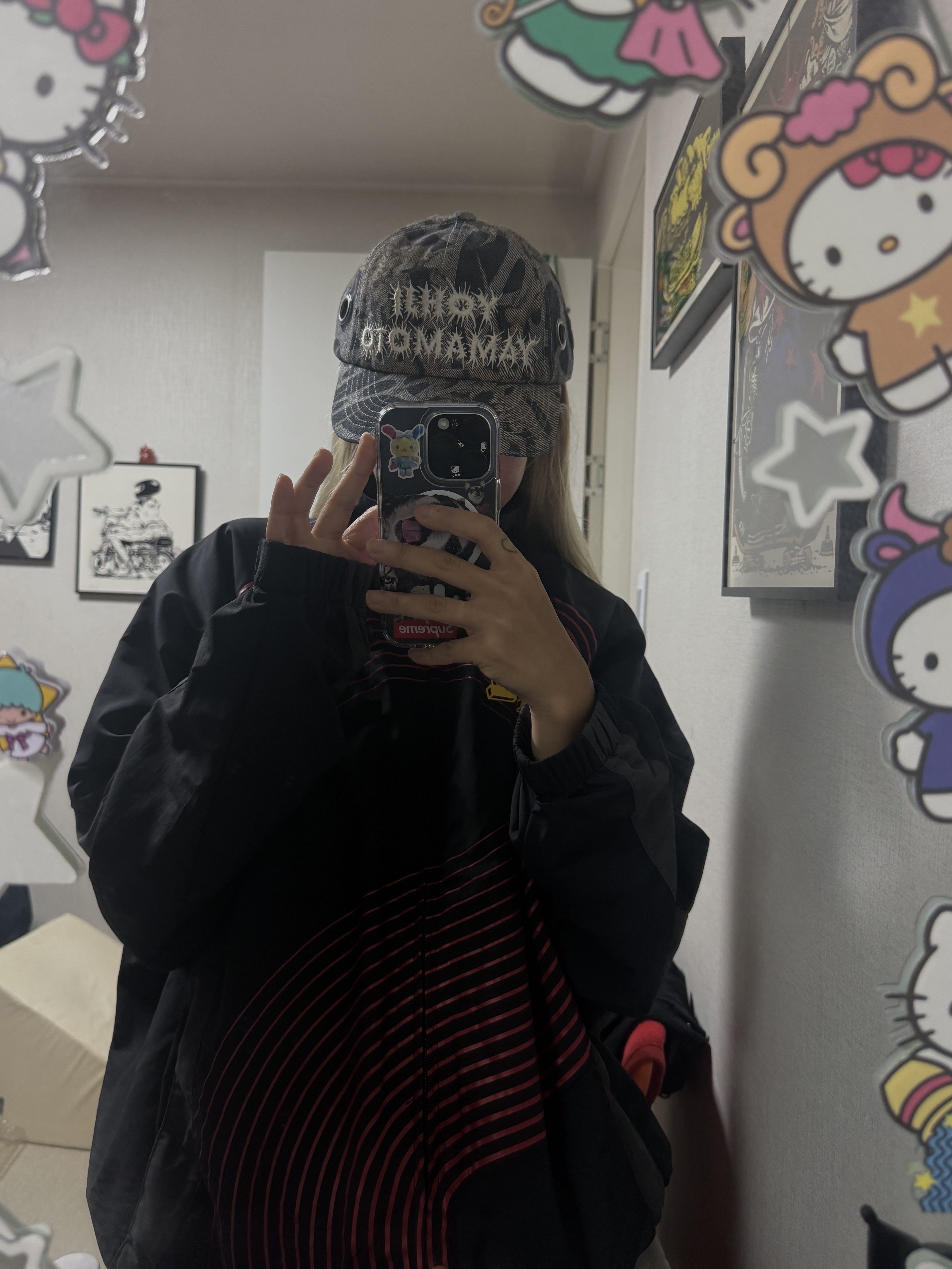 Supreme x Y's by Yohji Yamamoto Grommet 6-Panel Multicolor - 25FW 착용 스타일
