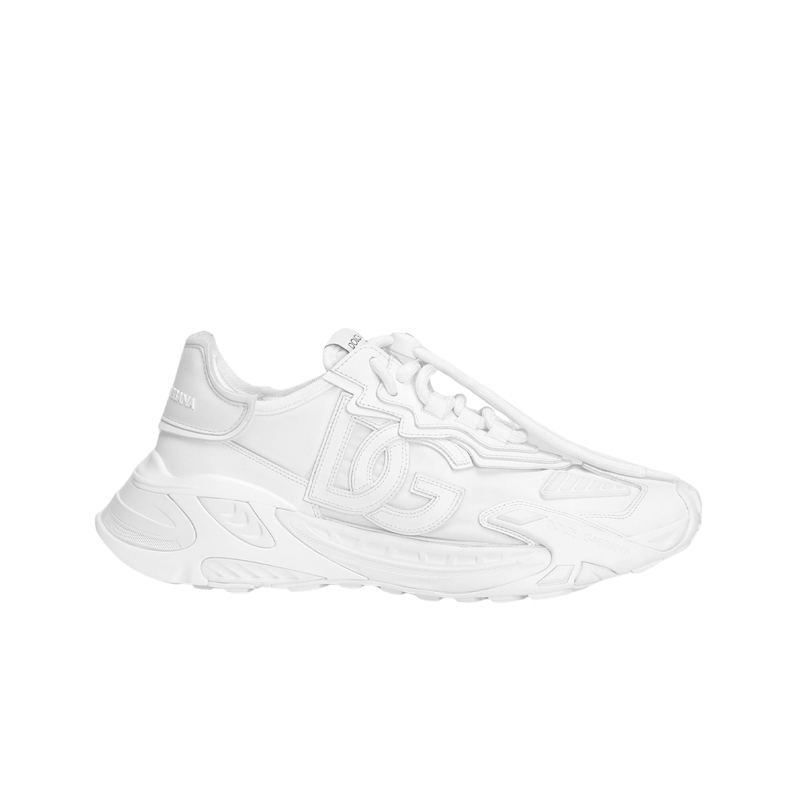 CS2355AG36389642 Dolce & Gabbana Day Faster Sneakers in Fabric White
