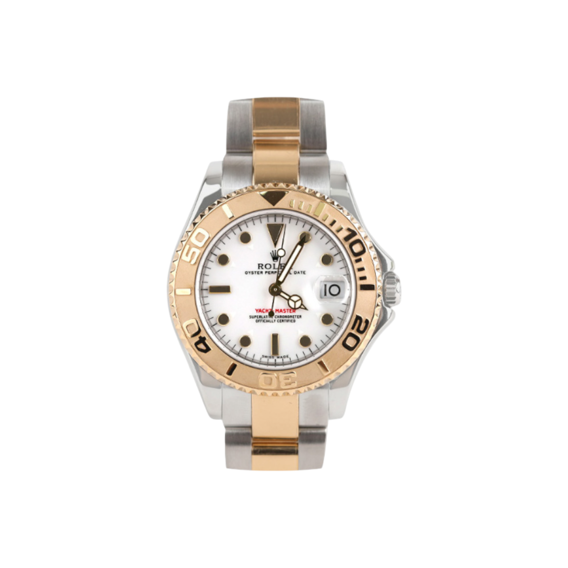 롤렉스 168623 요트마스터 콤비 화이트 35mm(Rolex Yacht-Master 168623 Two-Tone White 35mm)