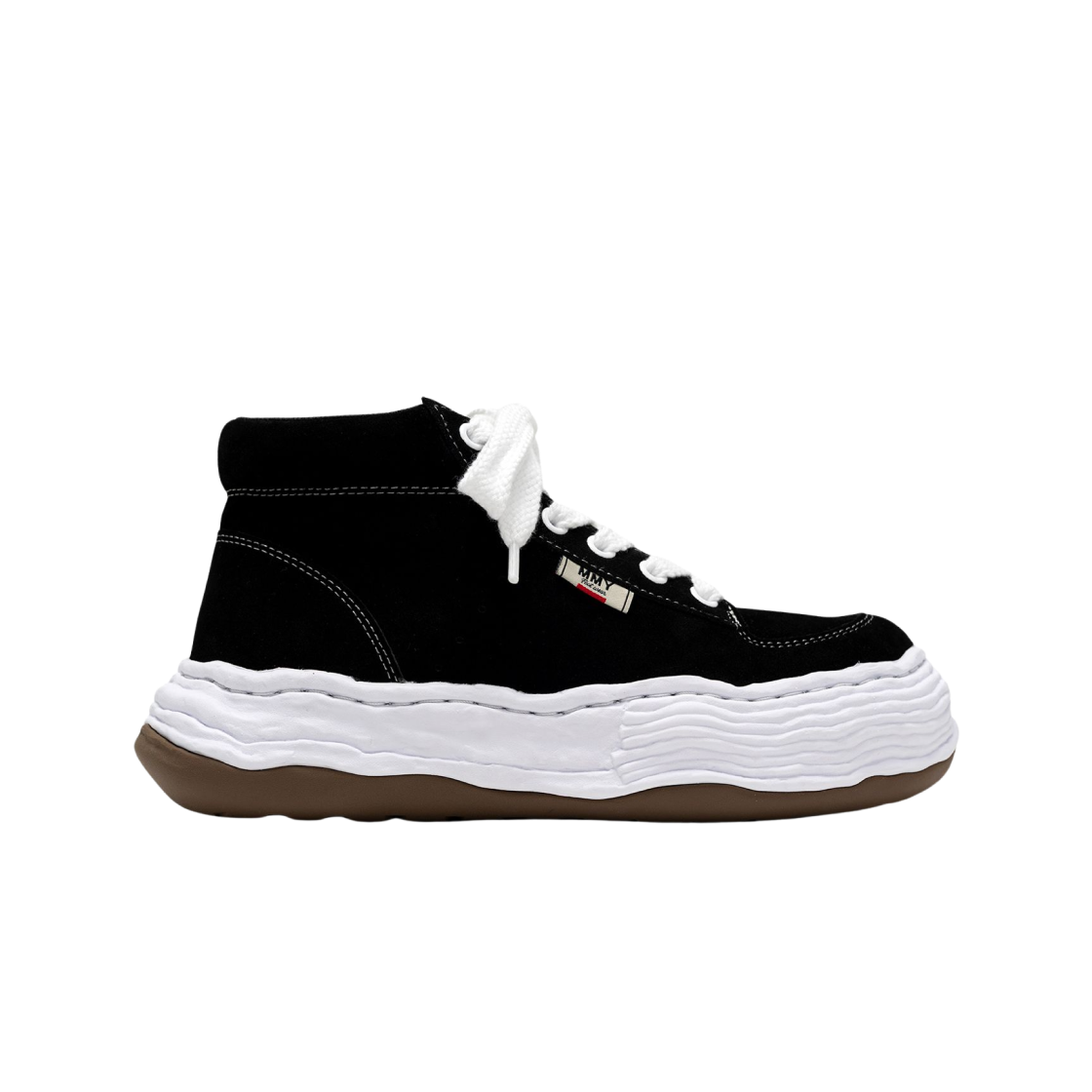 메종 미하라 야스히로 올리버 OG 솔 스웨이드 하이탑 스니커즈 블랙(Maison Mihara Yasuhiro Oliver OG Sole Suede High-top Sneakers Black) - 1