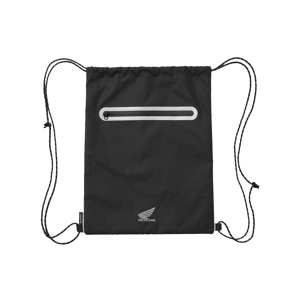 HFX2BG707ABK Honda Original WIng Logo Waterproof Drawstring Bag Black