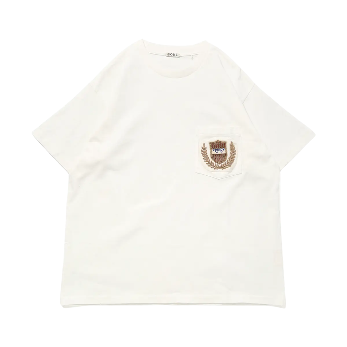 보디 스포츠맨 패치 포켓 티셔츠 크림(Bode Sportsman Patch Pocket T-Shirt Cream)