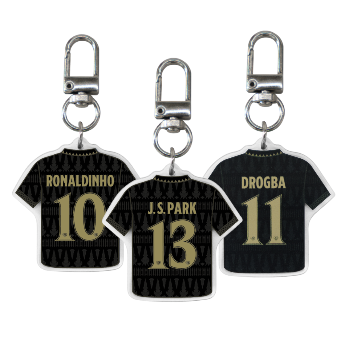 [프리오더] FC 스피어 아크릴 유니폼키링 블랙([PRE-ORDER] FC SPEAR Acrylic Uniform Keyring Black)