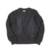 Covernat X Undermycar Destroyed Patch Sweatshirt Charcoal