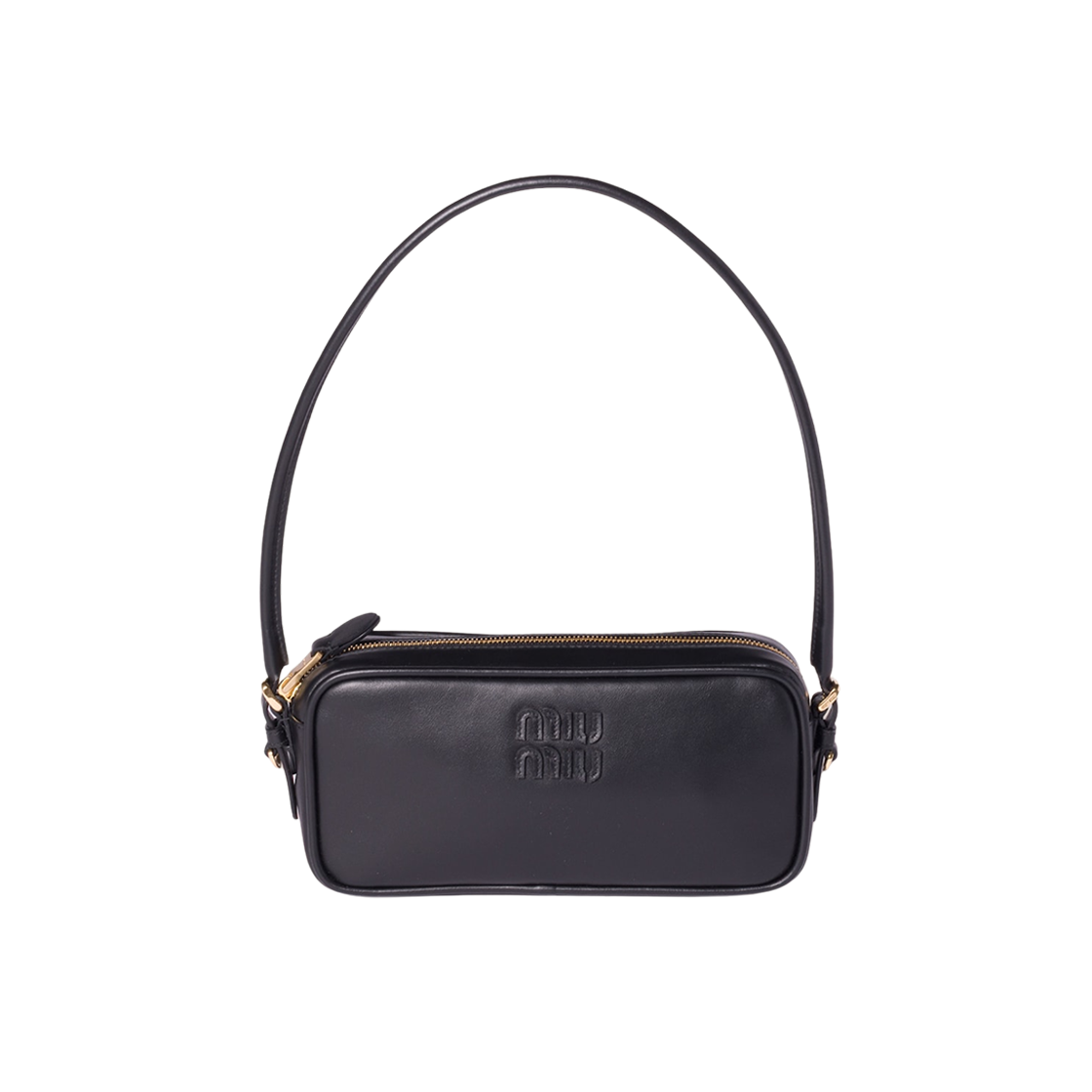 미우 미우 레더 파우치 블랙(Miu Miu Leather Pouch Black)